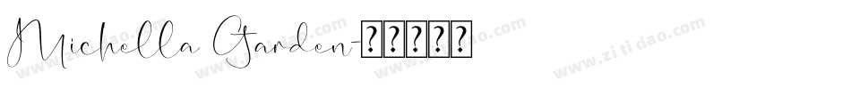 Michella Garden字体转换